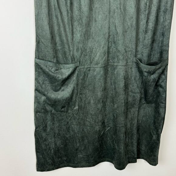 Laila Jayde T-Shirt Dress with Pockets - Green NWT Size Medium - Picture 3 of 8